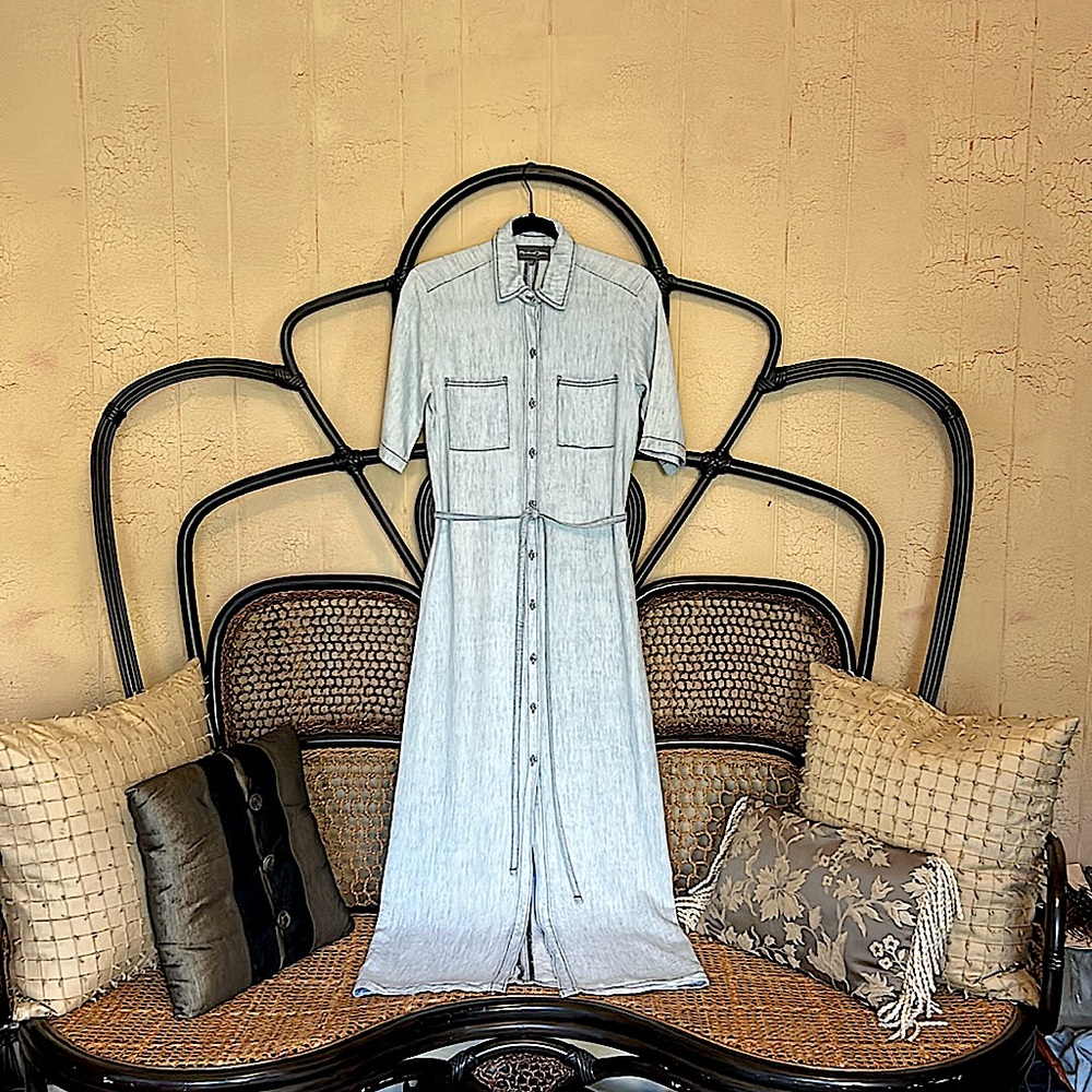 Micheal Stars Maxi Shirt Dress